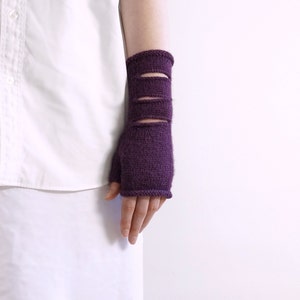 Cyberpunk Hand Warmers Knitting Pattern PDF- SCRATCH - Fingerless Gloves