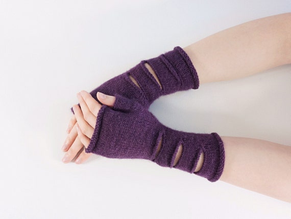 Cyberpunk Hand Warmers Knitting Pattern PDF- SCRATCH