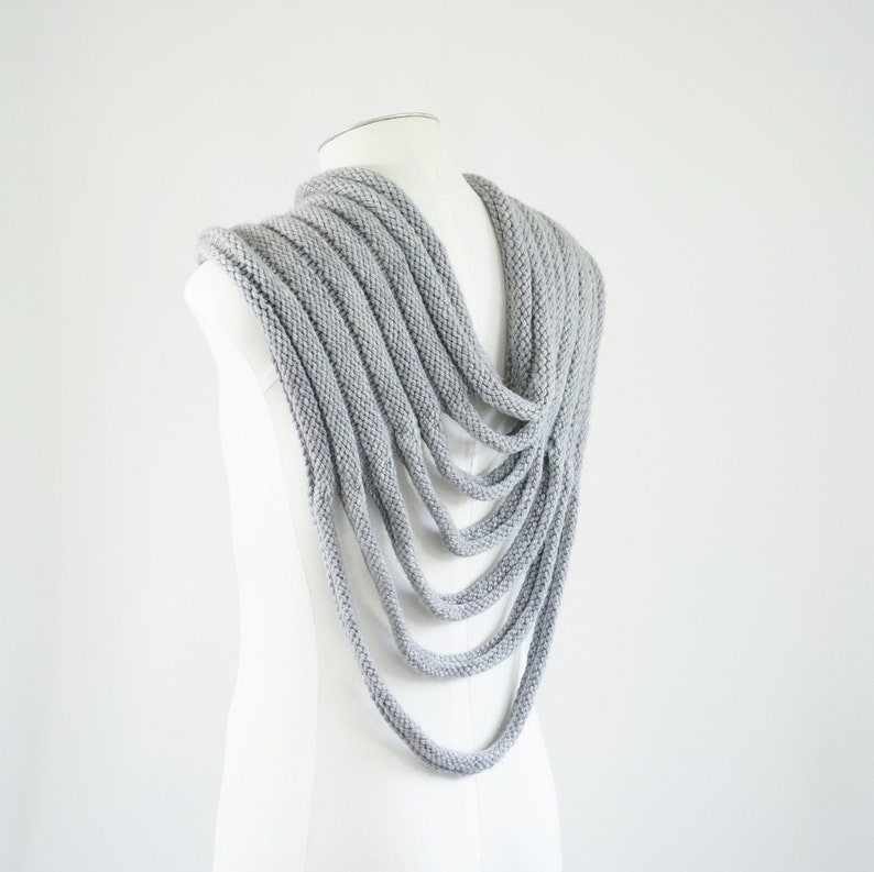 PDF Knitting Pattern Siege post apocalyptic unisex cowl pattern image 9