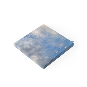 Sky Clouds Post-it Note Pads | Serene Photo Stationery, Desk Accessory