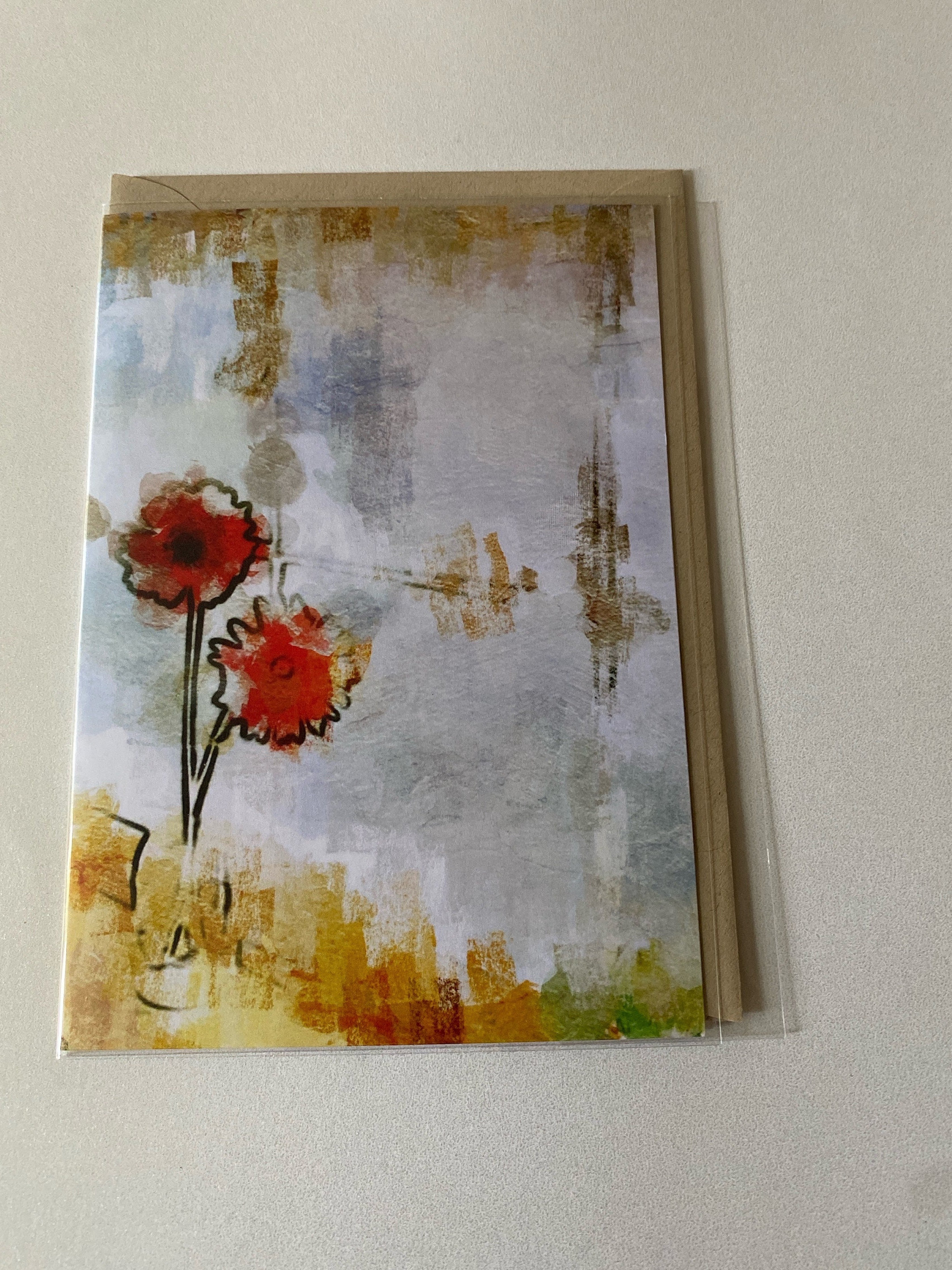 Daisy Flower Birthday Card, Floral Art Greeting Card - Etsy
