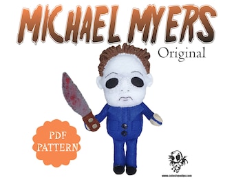 PDF MUSTER. Michael Myers Halloween Horror Spielzeug Filz Muster
