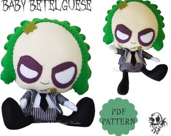 PDF SCHNITTMUSTER Betel Geuse Gothic Horror Filz Schnittmuster