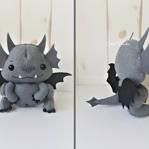 PDF PATTERN. Gargoyle PDF Felt Pattern - Etsy