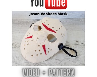 PDF ANLEITUNG: Jason Voohees Freitag der 13te Maske aus Filz