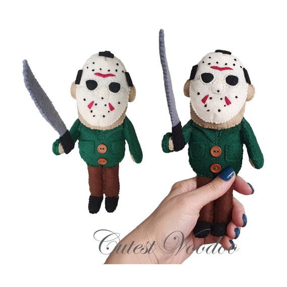 PATRÓN Jason Voorhees Viernes 13 Patrón de fieltro de costura de  juguete de terror