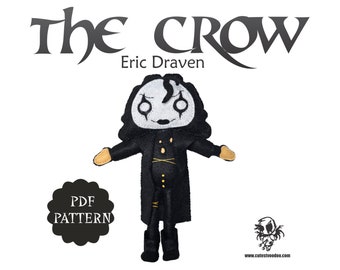 PDF-MUSTER. Eric Draven The Crow Gothic Filz-Schnittmuster