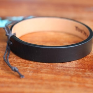 Men's leather bracelet-hidden message bracelet-Personalized leather bracelet custom leather bracelet anniversary gift gift for men custom image 4