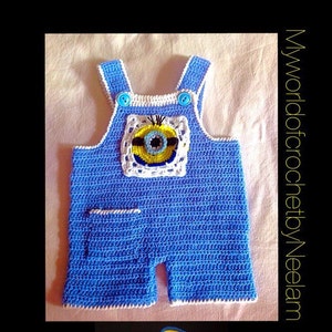Minion Patterns Outfit ,  crochet minion , minion