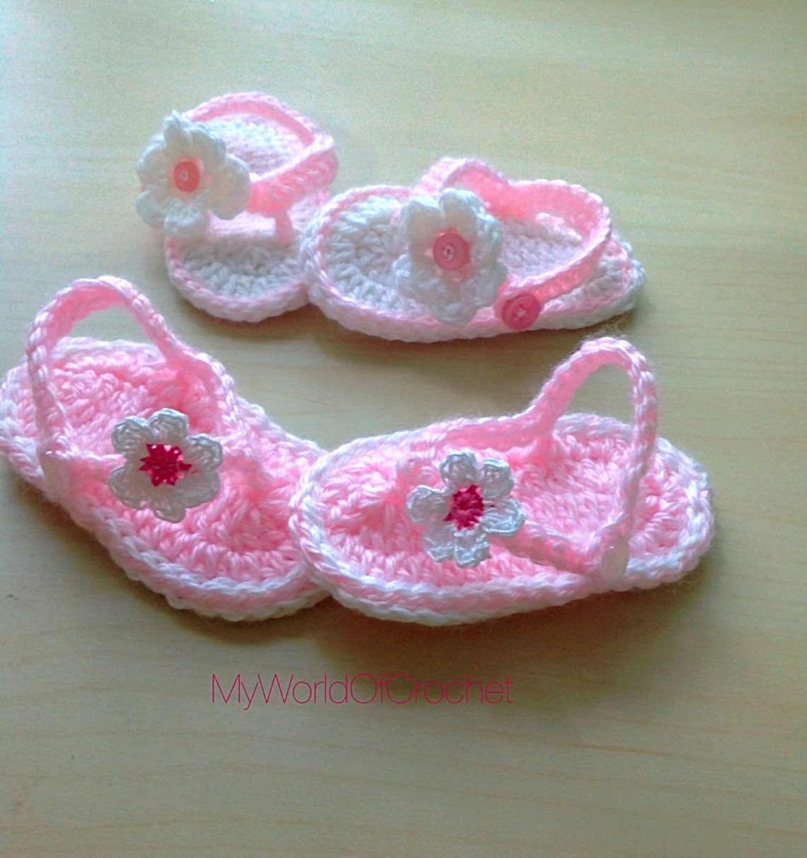 Crochet Baby Pattern Sandals Carefree Sandals Baby Flip Flop - Etsy