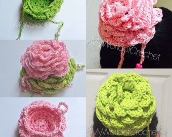 Crochet Bun Cover Pattern Ballet, Dance, Bun Holder, Horse Show Hair, Gymnastics, hair cover bun PATTERN BUN digital download Hair Accessory