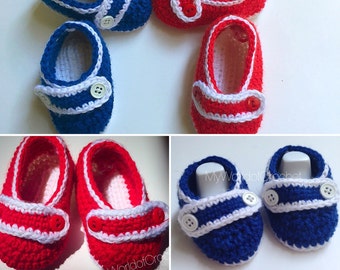 CROCHET Baby Booties Baby Boy Loafers Easy photo tutorial crochet pattern for Baby Booties Crochet shoes Digital file Instant Download