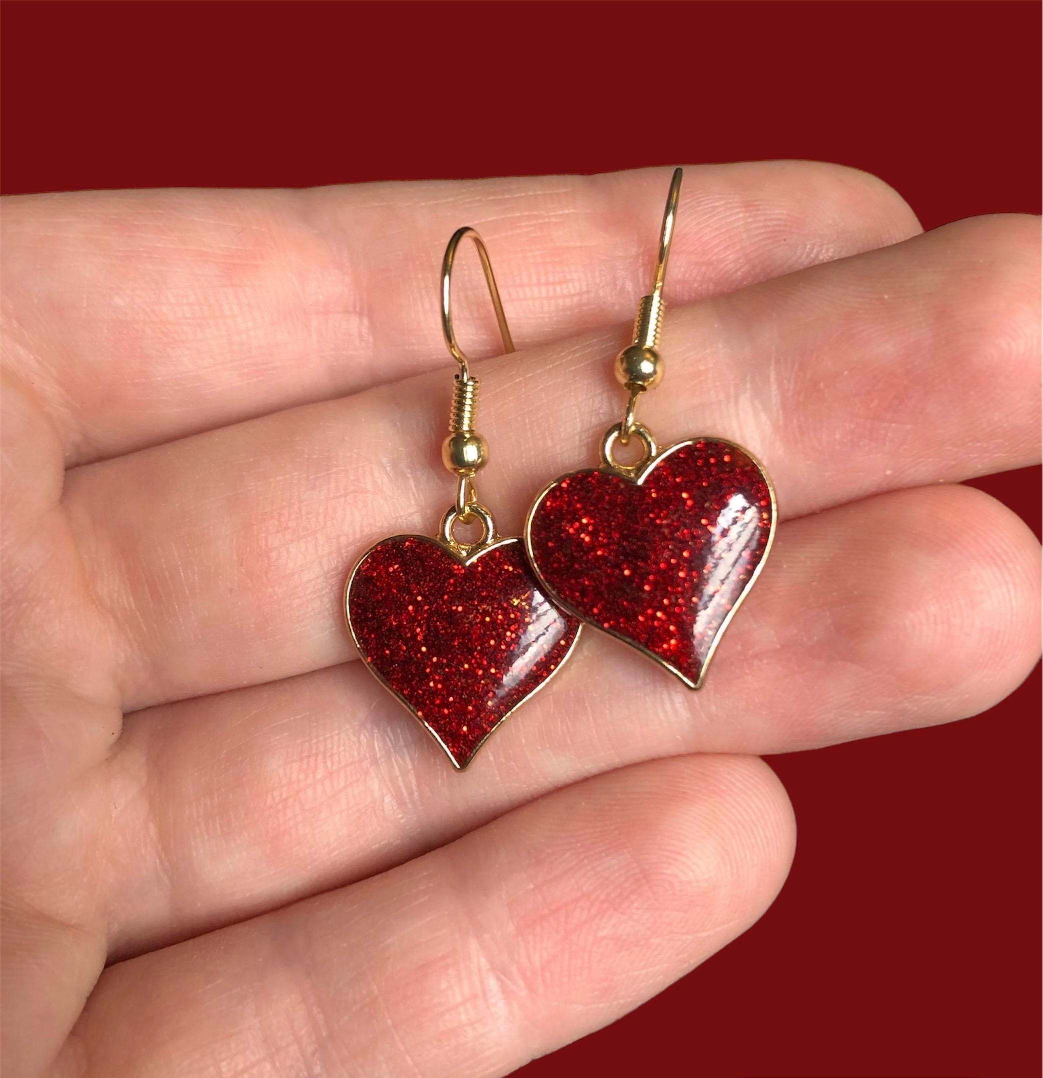 [COLD FRAME] ☆ / VERY VINTAGE TINY RED HEART EARRINGS VERY VINTAGE TINY RED HEART EARRINGS