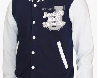 JSU Fleece Don't Play With It Letterman Jacket/Thee JSU Fleece Letterman Jacket/JSU Letterman/JState Letterman Jacket/JacksonStateUniversity