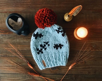 The Sally Beanie, The Nightmare Before Christmas // Stitch Witchery Co., Women's, Men’s, Unisex, knit beanie, Halloween beanie, TNBC