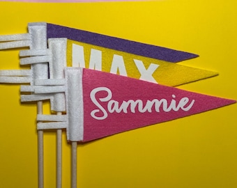 Personalized Felt Easter Basket Tag, Spring Decor