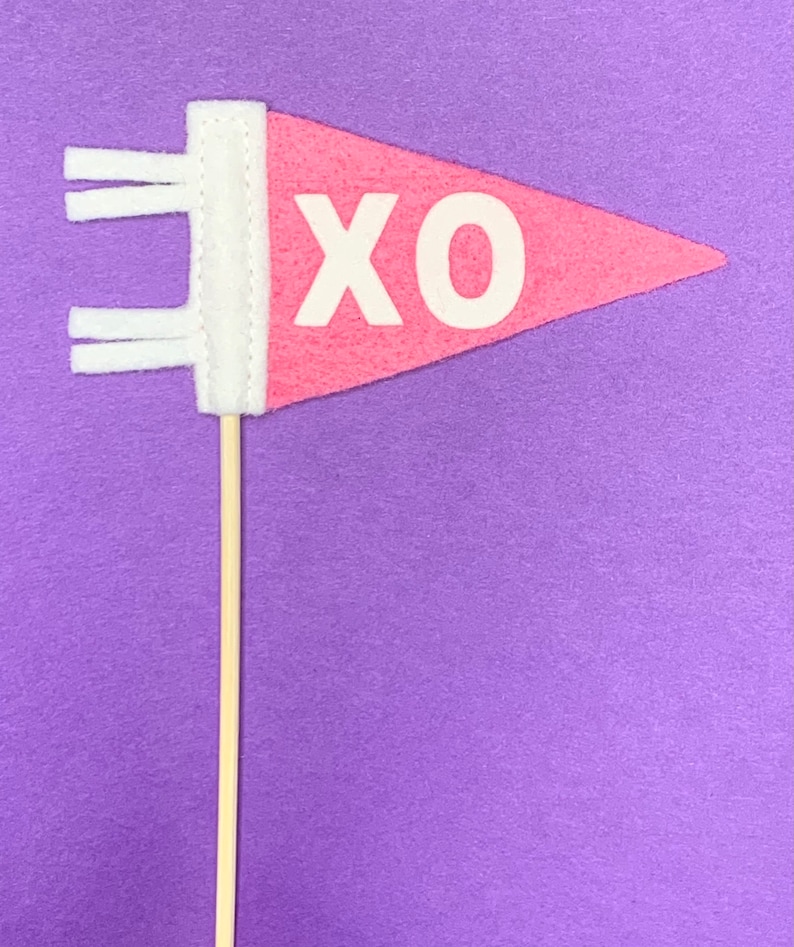 Tiny Valentine Flag Valentine Pennant Valentine Decor
