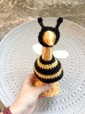 PATTERN for 7 inch DESK Goose Bee Wasp Dress Outfit Digital Download Crochet Pattern Only