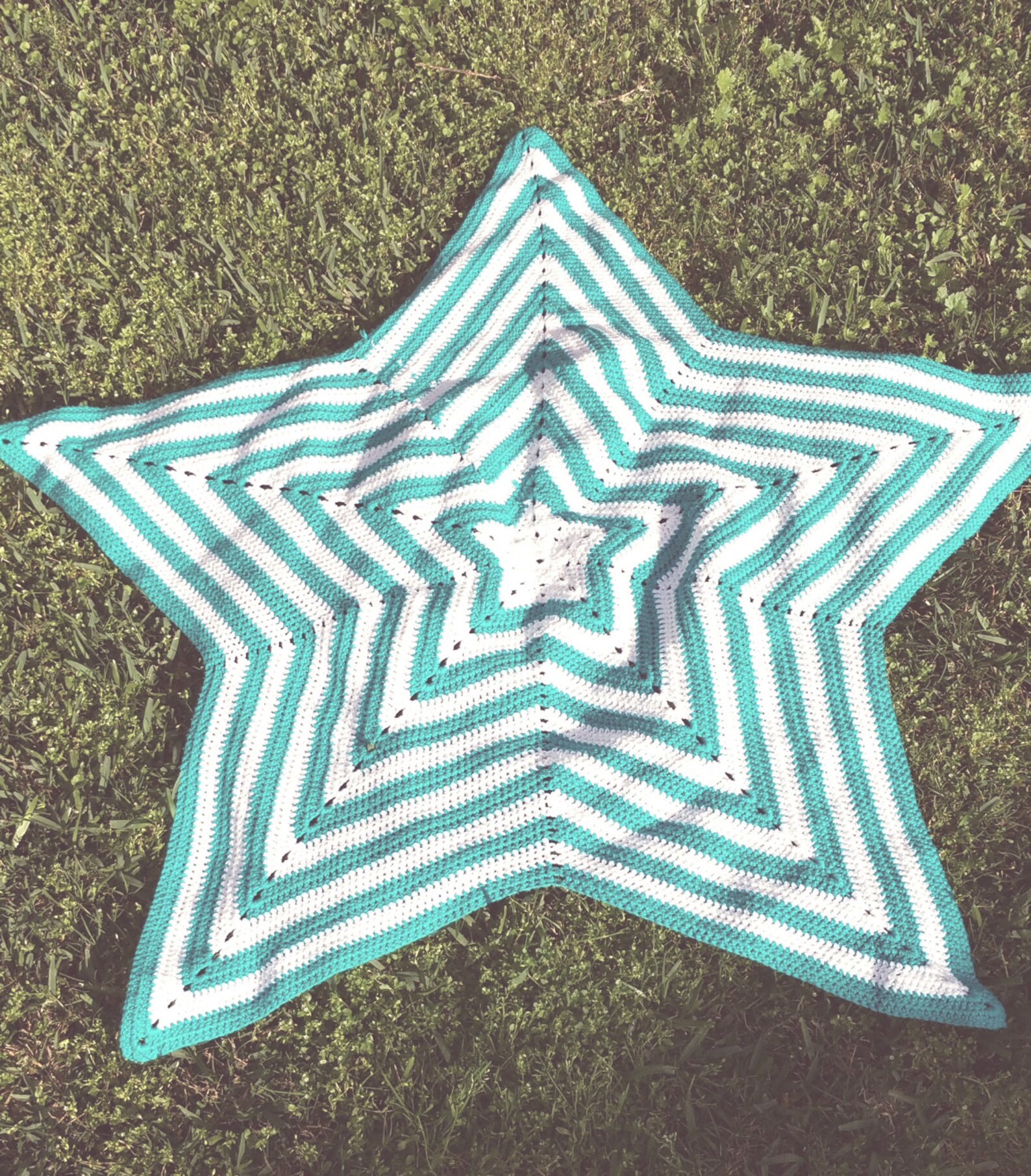 Handmade Crochet Baby Star Blanket Etsy