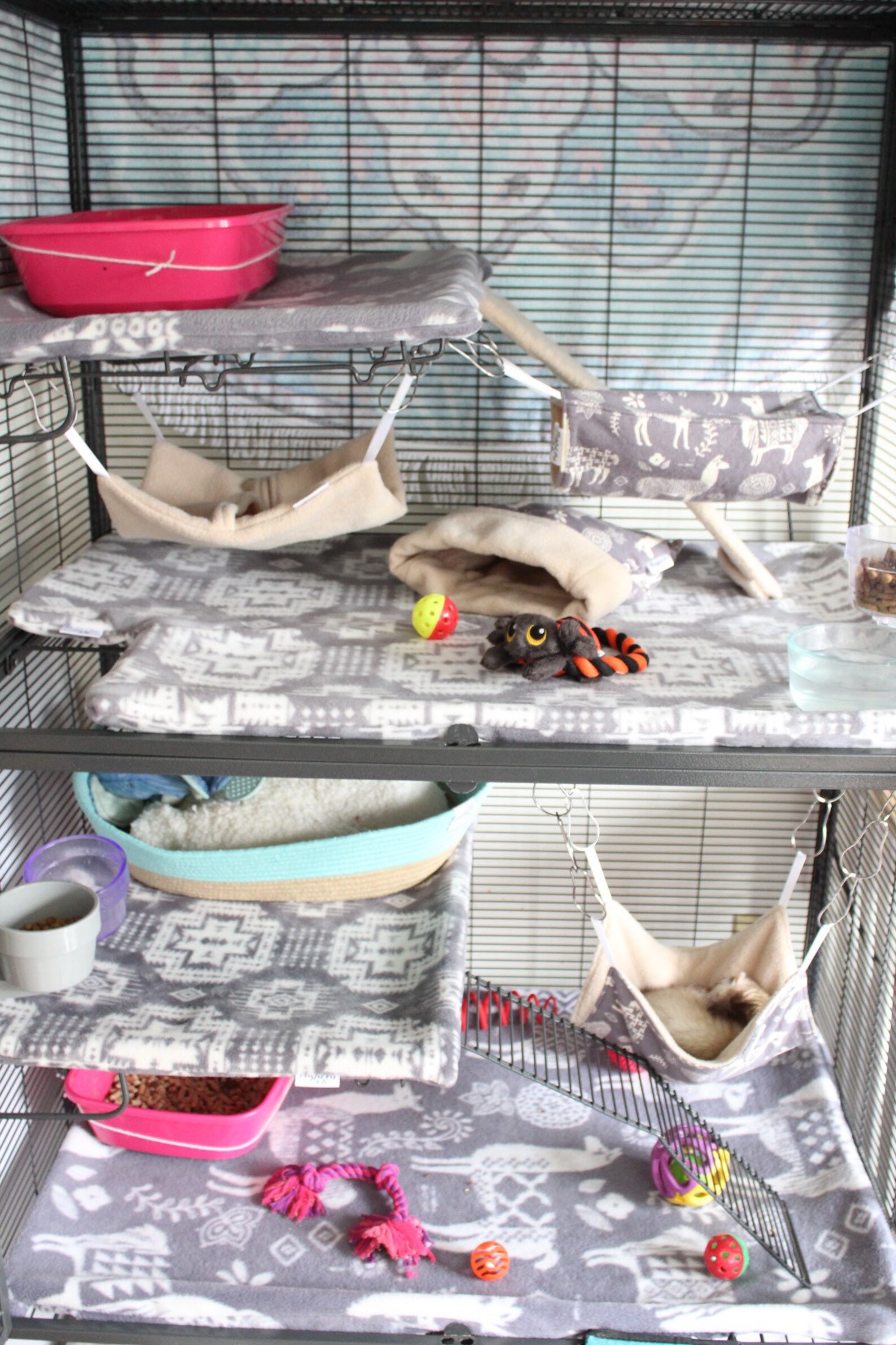 Ferret Nation Cage Liners Critter Nation Cage Liners Etsy