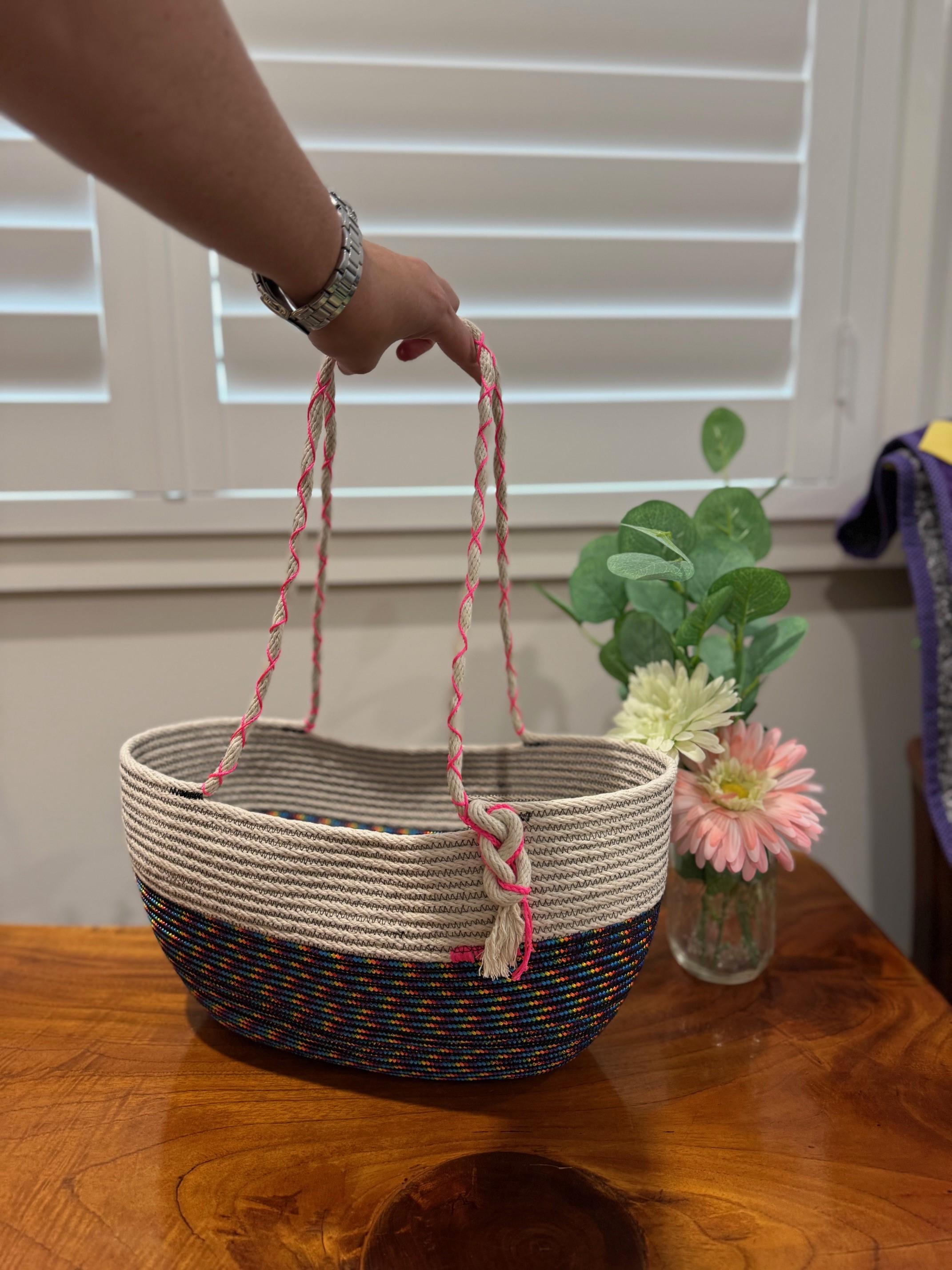 Large Rope Bag - Etsy