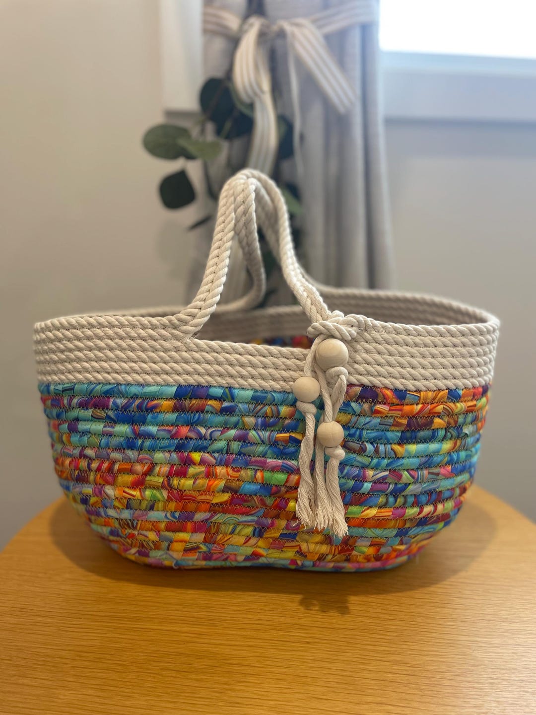 Large Rope Bag - Etsy