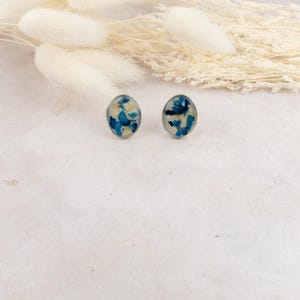 Flower Memorial  Keepsake Sterling Cuff Links: Petals from Wedding, Funeral, Anniversary, Special Occasion