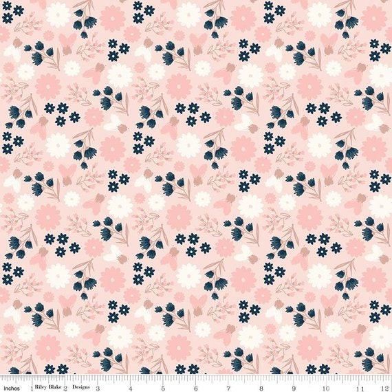 Travel Lite Sheet Blush Pink Navy Mini Floral Pack N Play Etsy