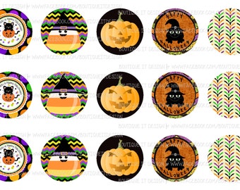Halloween 1 - 25mm/1in Bottle Cap Image - 4x6 Sheet
