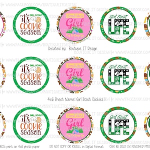 Scout - Girl - Cookies - 4x6 - 1 inch BCI