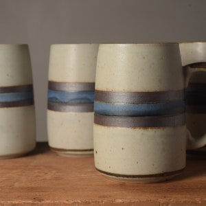 Vintage || Otagiri || Grandmug || Horizon || Japanese || Stoneware || Mugs || Set of (4)