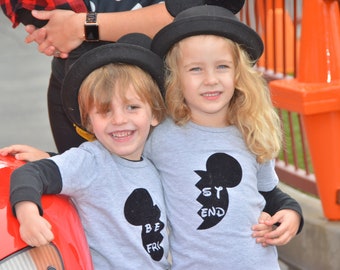 Disney Sibling Shirt // Mickey Best Friend Shirt // Disney Twins shirt // Disney mom and me shirt