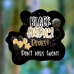 Descarga automática - Ofertas black friday - No te las pierdas - Sticker - Archivo