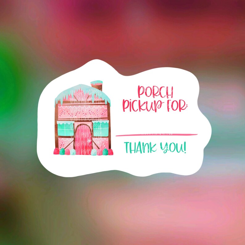Automatic download Porch Pickup For Gingerbread House Etsy