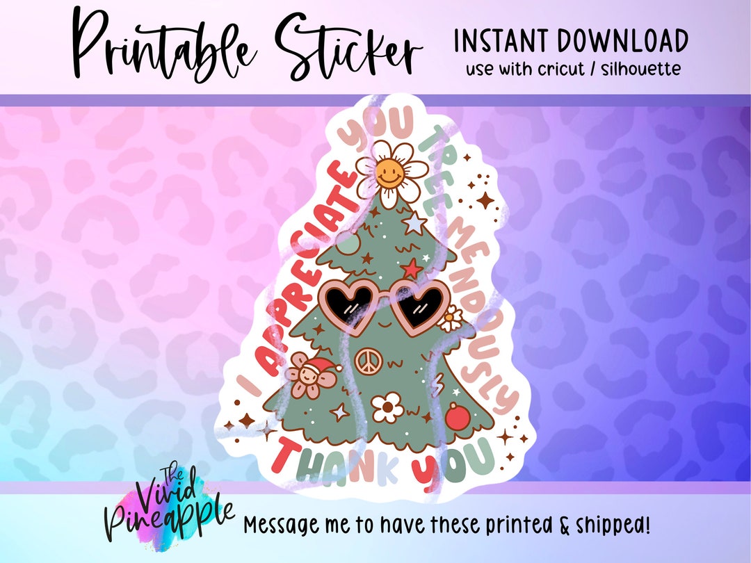 PNG Sticker Downloads - I Appreciate You Treemendously - Thank You ...