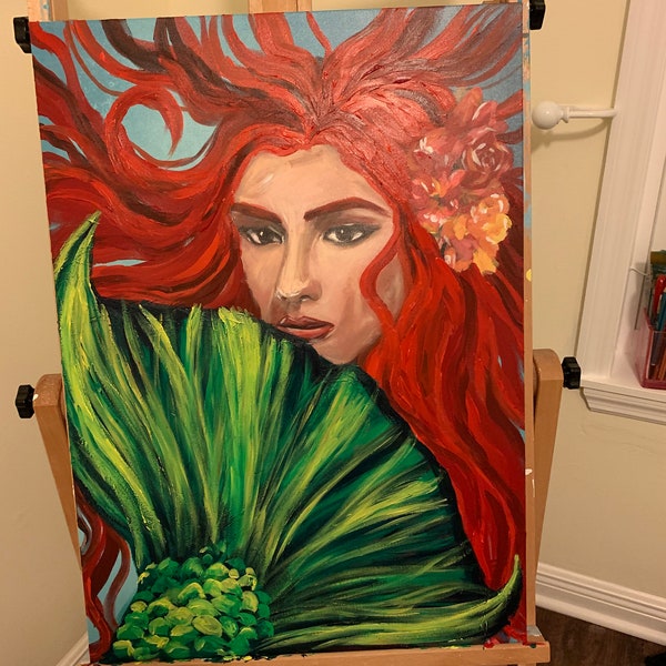 Red head mermaid