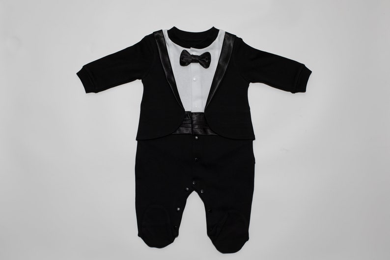 Baby Boy Wedding Outfit Baby Tuxedo Baby Boss Outfit Baby Etsy UK