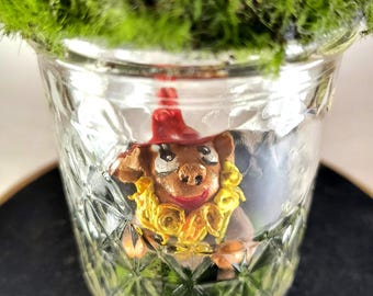 Gnome in Jar with Mushroom On Top Is A Light-Up Decor