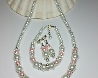 flower girl jewellery set