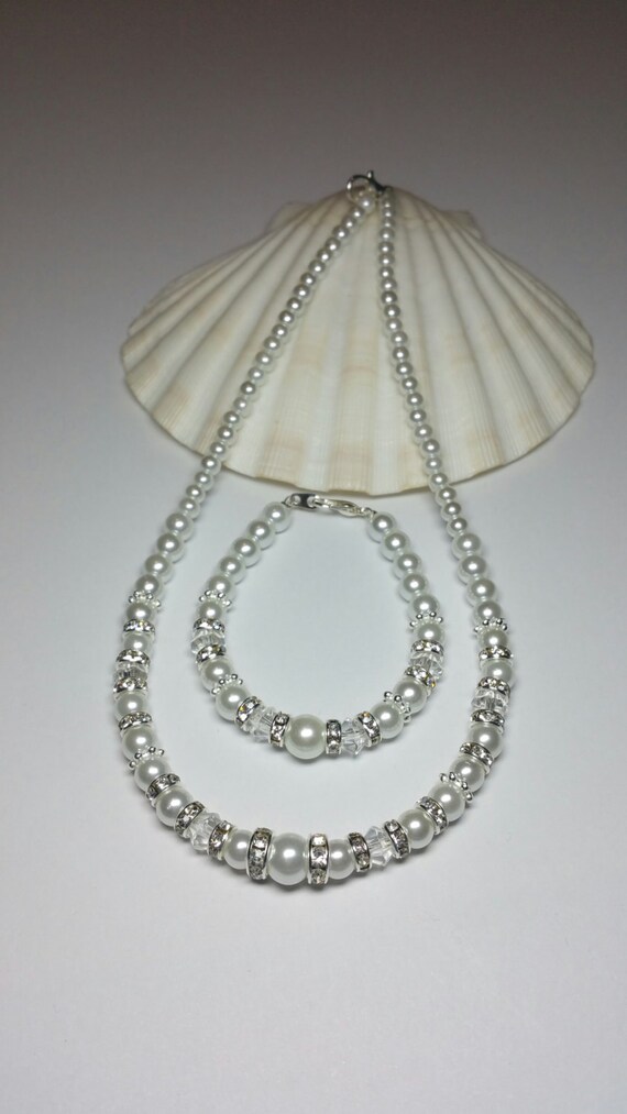 flower girl jewellery set