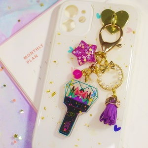 Monsta x lightstick keychain acrylic (New Charms)