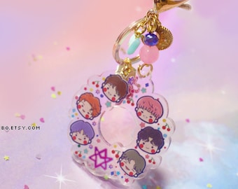 ASTRO Chibi Donut Keychain, Kpop Charm