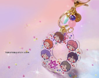 ASTRO Keychain Key Ring Astro Charm Kpop Key Chain Astro Kpop Chibi Ring Etsy