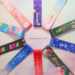 Cordino KPOP / Gruppi di ragazzi / Cinturino da polso KPOP / Cinturino luminoso per idol pop coreano