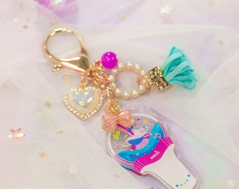 Nmixx Lightstick Keychain, Cute Accessory for Concerts or Gifts