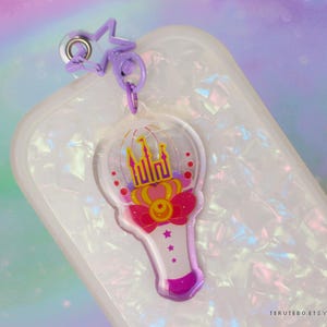 Kpop Lightstick - Kpop-draagtashanger, magisch Halloween-thema sleutelhanger loona dreamcatcher tweemaal rood fluweel - merchandise meidengroep - deel II afbeelding 16