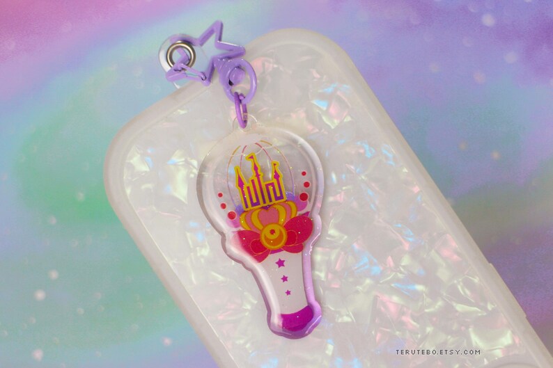 Kpop Lightstick - Kpop-draagtashanger, magisch Halloween-thema sleutelhanger loona dreamcatcher tweemaal rood fluweel - merchandise meidengroep - deel II afbeelding 16