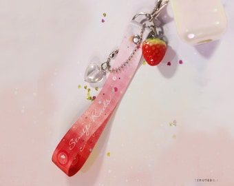 Stray Kids Lightstick Lanyard: Polyester Wrist Strap with Keychain