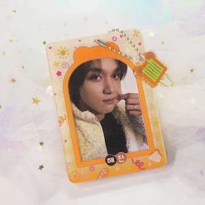 Kpop photocard holder / kpop cahol / kpop photo card holder / NCT Haechan Photocard Case