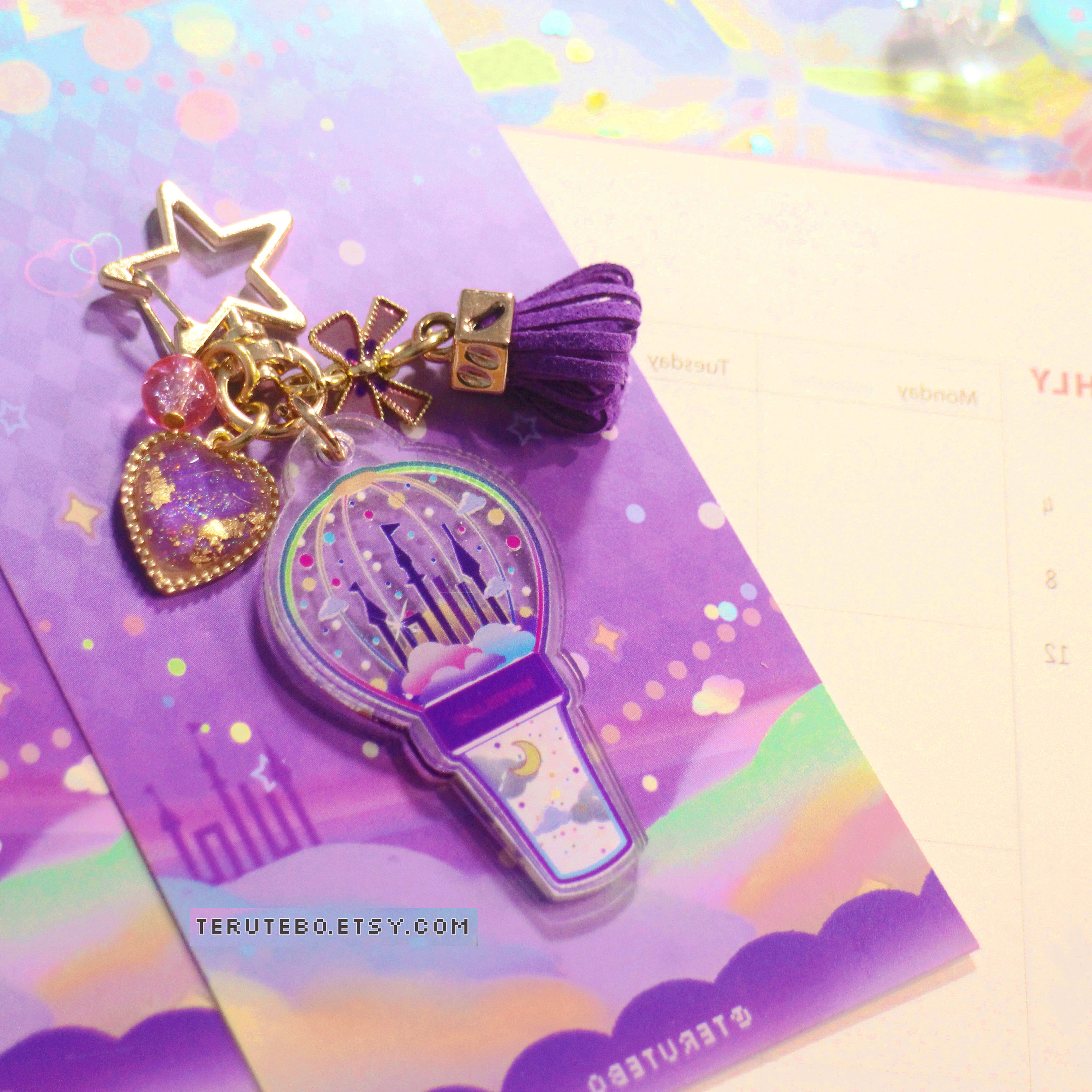G)I-DLE - [Official Light Stick Ver.2] MINI KEYRING
